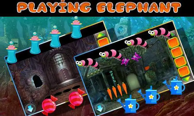 Play Best Escape Games 35 Playing Elephant Rescue Game