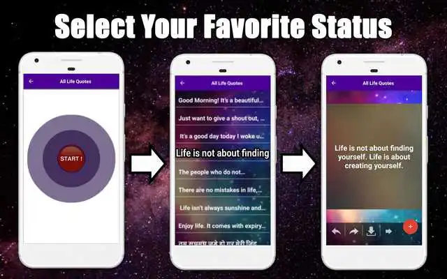 Play Best Life Status  Quotes With Editor - 2018