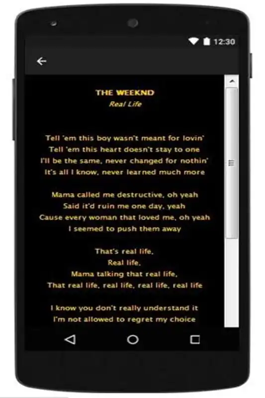 Play Best Lyrics TheWeeknd