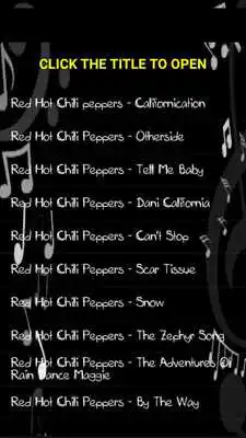 Play Best Music - Red Hot Chili Peppers