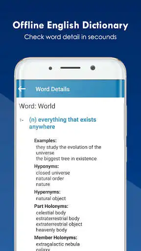 Play Best Offline English Dictionary as an online game Best Offline English Dictionary with UptoPlay