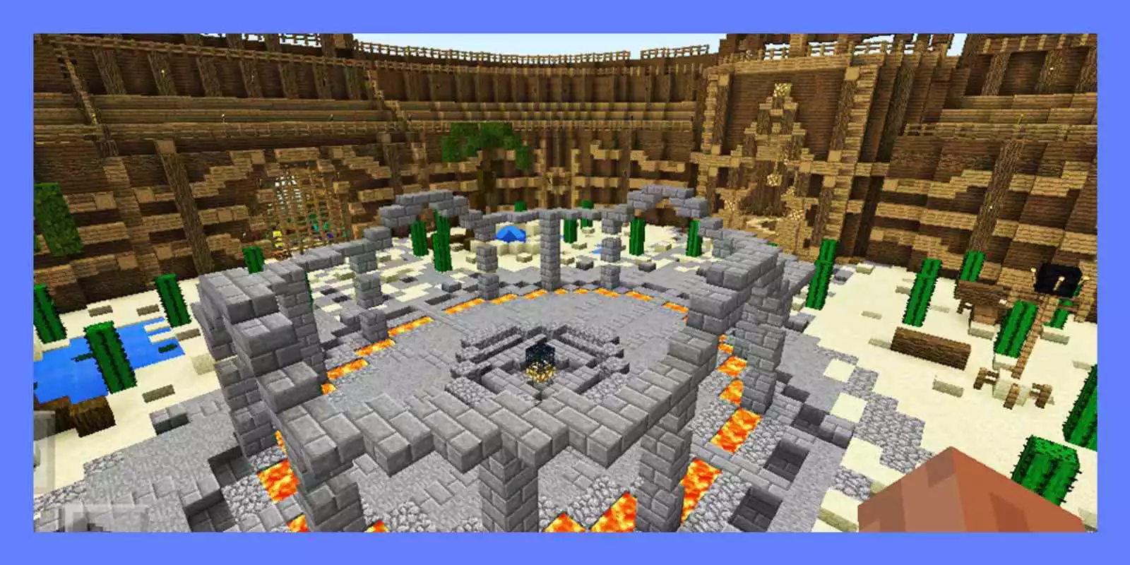 Play Best PvP Battle Arena. Map for MCPE
