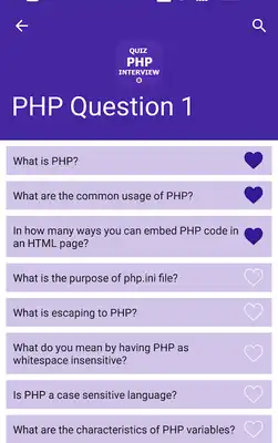 Play Best Quiz PHP Interview