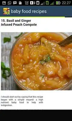 Play Best Recipes of Baby Food