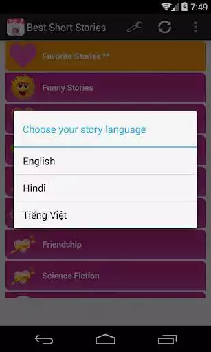 Play Best Short Story (English)  and enjoy Best Short Story (English) with UptoPlay