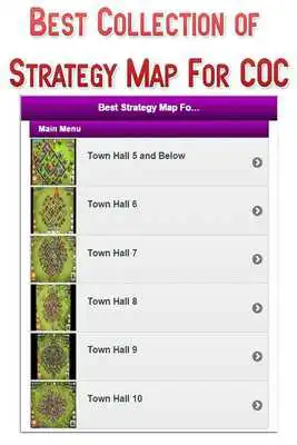 Play Best Strategy Map For COC