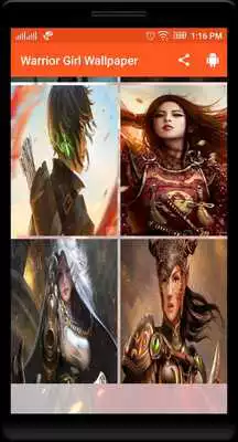 Play Best Warrior Girl Wallpaper
