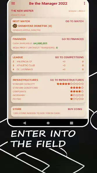 Play Be the Manager 2022 as an online game Be the Manager 2022 with UptoPlay