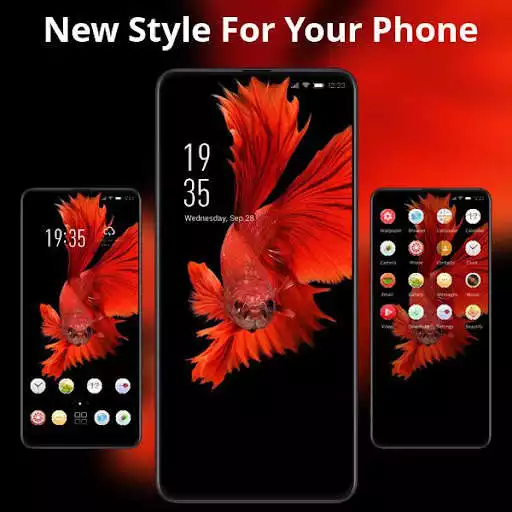 Play Betta Fish Theme Beautiful Red Koi as an online game Betta Fish Theme Beautiful Red Koi with UptoPlay