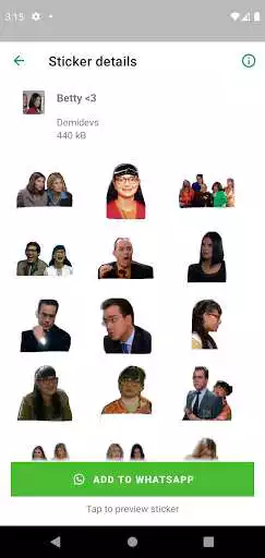 Play Betty La Fea Stickers as an online game Betty La Fea Stickers with UptoPlay