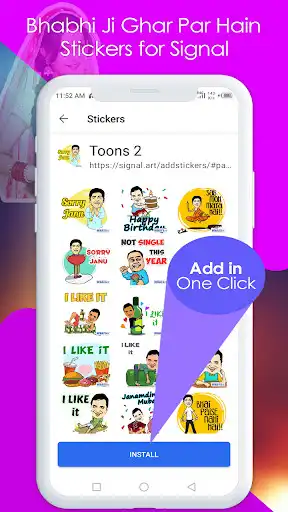 Play Bhabhi Ji Stickers for Signal as an online game Bhabhi Ji Stickers for Signal with UptoPlay