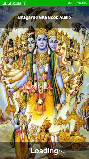 Play Bhagavad Gita Book Audio  and enjoy Bhagavad Gita Book Audio with UptoPlay