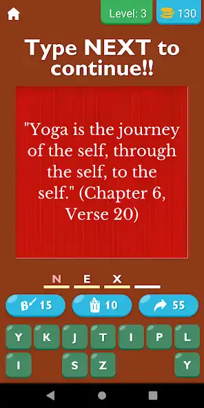 Play Bhagavad Gita English Quotes as an online game Bhagavad Gita English Quotes with UptoPlay