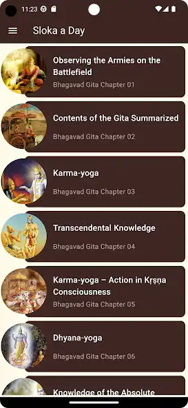 Play Bhagavad-Gita Sloka a Day  and enjoy Bhagavad-Gita Sloka a Day with UptoPlay