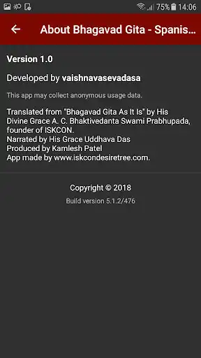 Play Bhagavad Gita - Spanish Audio