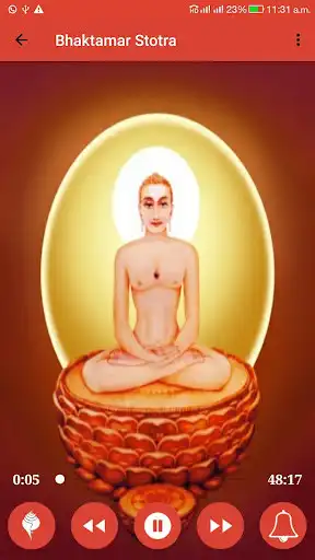 Play Bhaktamar Stotra Audio  and enjoy Bhaktamar Stotra Audio with UptoPlay