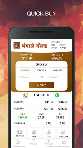 Play Bhangale Gold - Buy / Invest in Gold at Live Rates  and enjoy Bhangale Gold - Buy / Invest in Gold at Live Rates with UptoPlay