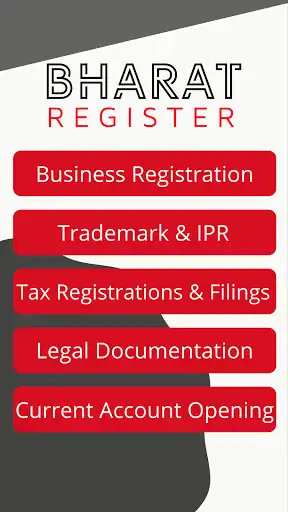 Play BharatRegister - Company, TM, GST, MSME, IEC India as an online game BharatRegister - Company, TM, GST, MSME, IEC India with UptoPlay