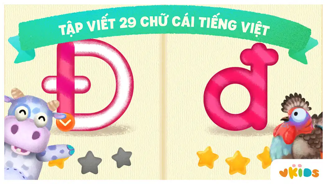 Play Bé Học Chữ Cái Tiếng Việt - Vkids  and enjoy Bé Học Chữ Cái Tiếng Việt - Vkids with UptoPlay