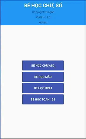 Play Bé học chữ, số, toán ABC 123  and enjoy Bé học chữ, số, toán ABC 123 with UptoPlay