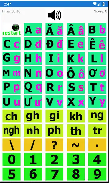 Play Bé học chữ, số, toán ABC 123 as an online game Bé học chữ, số, toán ABC 123 with UptoPlay