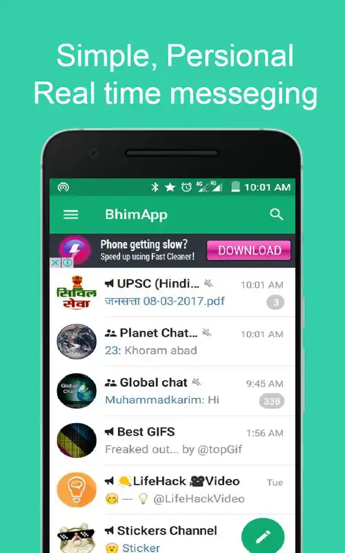 Play BhimApp Messenger