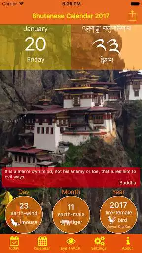 Play Bhutanese Calendar  and enjoy Bhutanese Calendar with UptoPlay