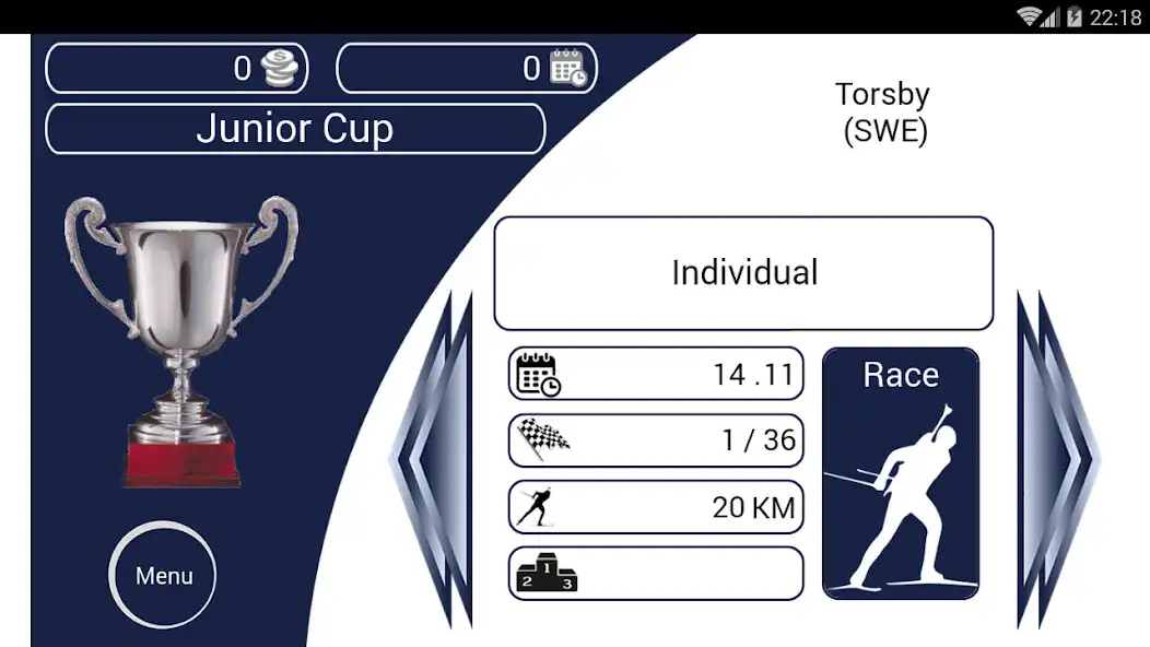 Play Biathlon Manager 2018 as an online game Biathlon Manager 2018 with UptoPlay