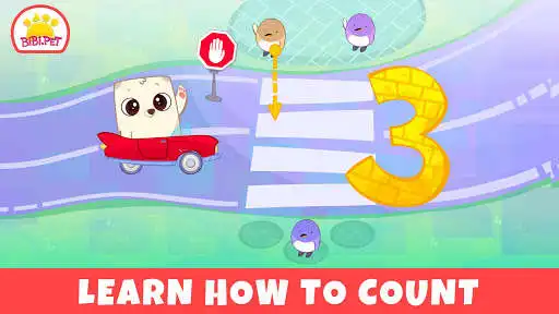 Play Bibi Numbers 123 - Counting and Sorting Kids Games as an online game Bibi Numbers 123 - Counting and Sorting Kids Games with UptoPlay