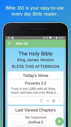 Play Bible 365 - KJV Bible Verse of the Day Bible App  and enjoy Bible 365 - KJV Bible Verse of the Day Bible App with UptoPlay
