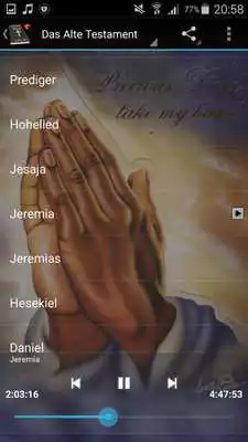 Play Bible Audio in German