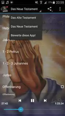 Play Bible Audio in German