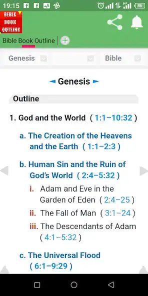 Play Bible Book Outline as an online game Bible Book Outline with UptoPlay