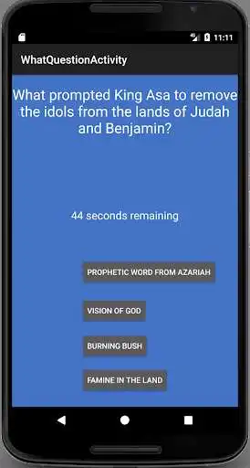 Play Bible Challenge as an online game online Bible Challenge with UptoPlay com.BCAPP.dan.biblechallenge Play Bible Challenge as an online game Bible Challenge with UptoPlay