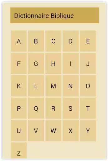 Play Bible Dictionary in French