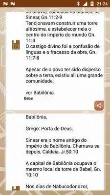 Play Bible Dictionary in Portuguese