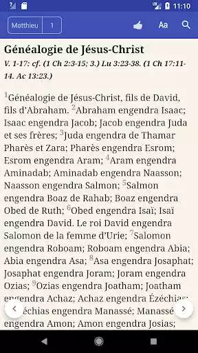 Play Bible French as an online game Bible French with UptoPlay