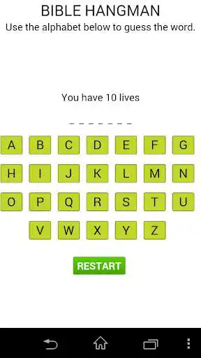 Play APK Bible Hangman - King James  and enjoy Bible Hangman - King James with UptoPlay com.funhtml5games.hangmanbible