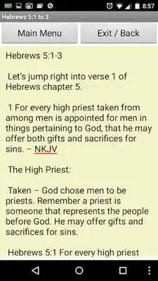 Play Bible Insight Hebrews 5