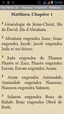 Play Bible Louis Segond (LSG) Play Bible Louis Segond (LSG)