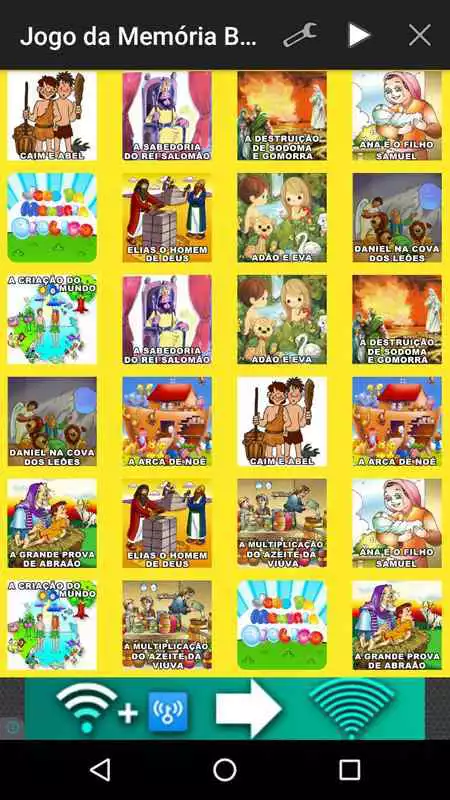 Play Bible Memory Game Children