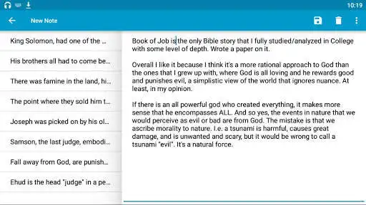 Play Bible Notes: Christian Study, Sermons, Testimonies as an online game Bible Notes: Christian Study, Sermons, Testimonies with UptoPlay
