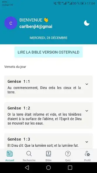 Play Bible Ostervald V2  and enjoy Bible Ostervald V2 with UptoPlay