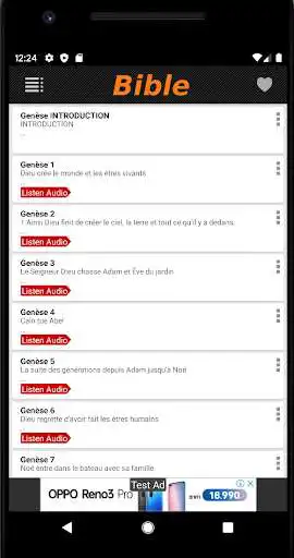 Play Bible Parole de Vie (Audio) as an online game Bible Parole de Vie (Audio) with UptoPlay
