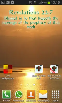 Play Bible Quote KJV Free Wallpaper