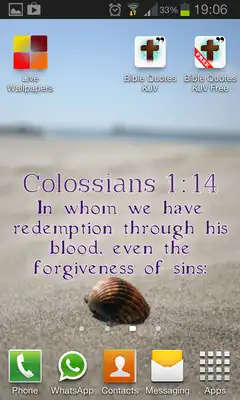 Play Bible Quote KJV Free Wallpaper