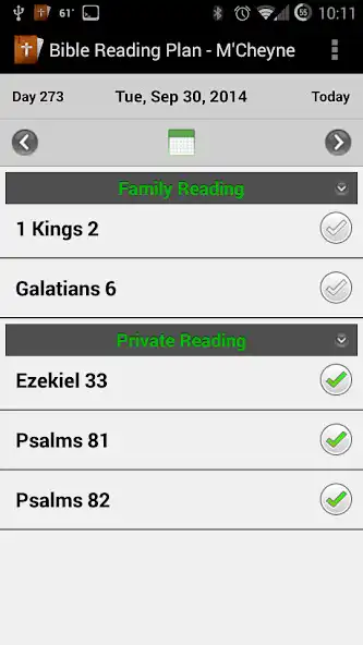 Play Bible Reading Plan - MCheyne