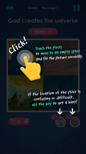 Play Bible Slide Pictures Puzzle as an online game Bible Slide Pictures Puzzle with UptoPlay