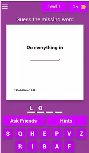 Play Bible Verse Quiz Game  and enjoy Bible Verse Quiz Game with UptoPlay