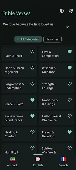 Play Bible Verses (with Amharic)  and enjoy Bible Verses (with Amharic) with UptoPlay